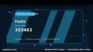 Festo 353463 RFQ Review | Axiparts