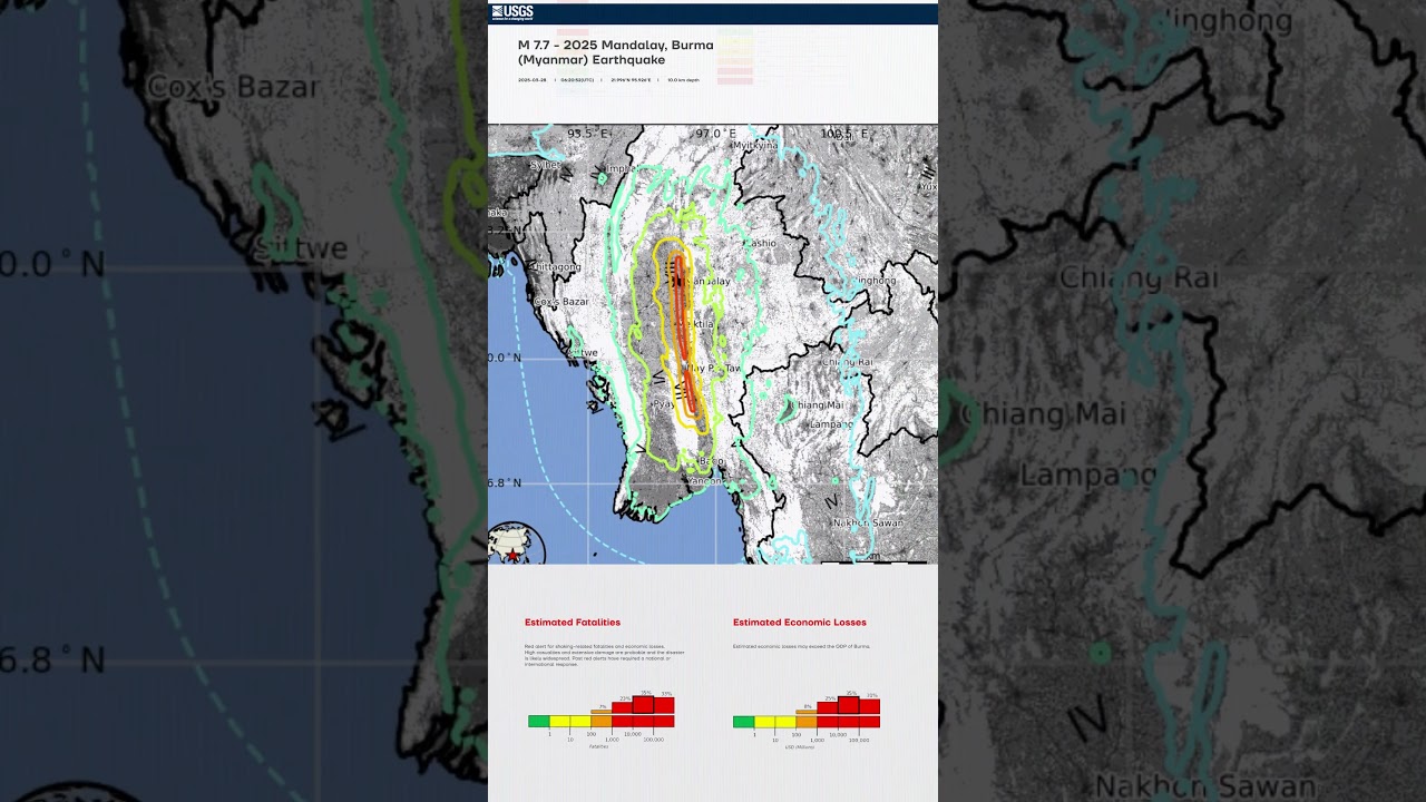 7.7 Earthquake Rocks Myanmar