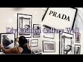 Diy fashion gallery wall  decorate with me  designer inspired  desenio  poster store