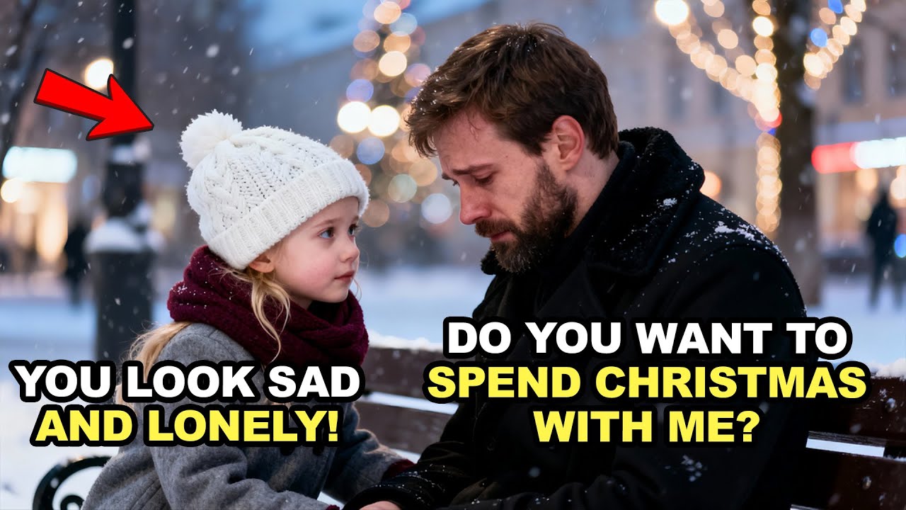 A POOR GIRL SEES A RICH MAN ALONE ON CHRISTMAS — SHE INVITES HIM HOME AND CHANGES EVERYTHING