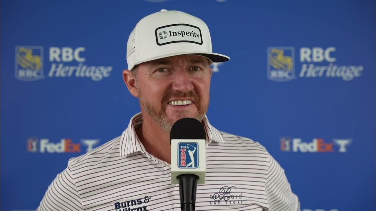 Jimmy Walker Saturday Flash Interview 2023 RBC Heritage YouTube