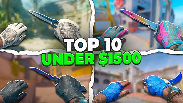 Top 10 Gloves Under $1500 on CS2! (2025)