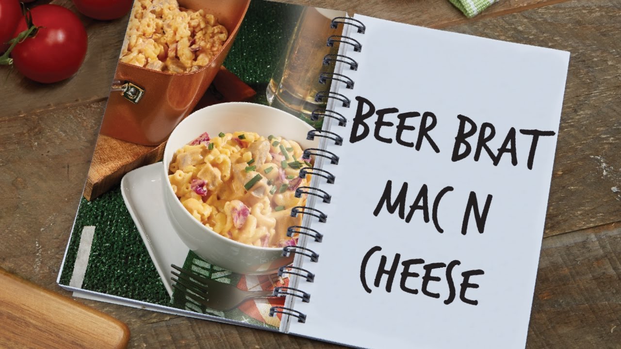 Copper Chef Pan Beer Brat Mac and Cheese - YouTube