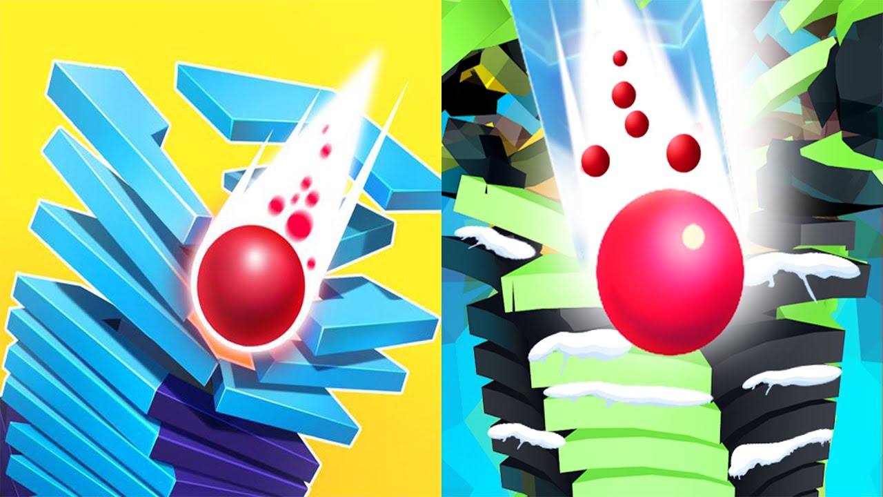Stack Ball VS Ball Run Stack - All Levels Gameplay Android, ios (Part ...