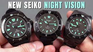 New Seiko Prospex Night Vision Limited Edition: SRPH97K1, SRPH99K1,  SNE587P1 | Hands-on Review - YouTube