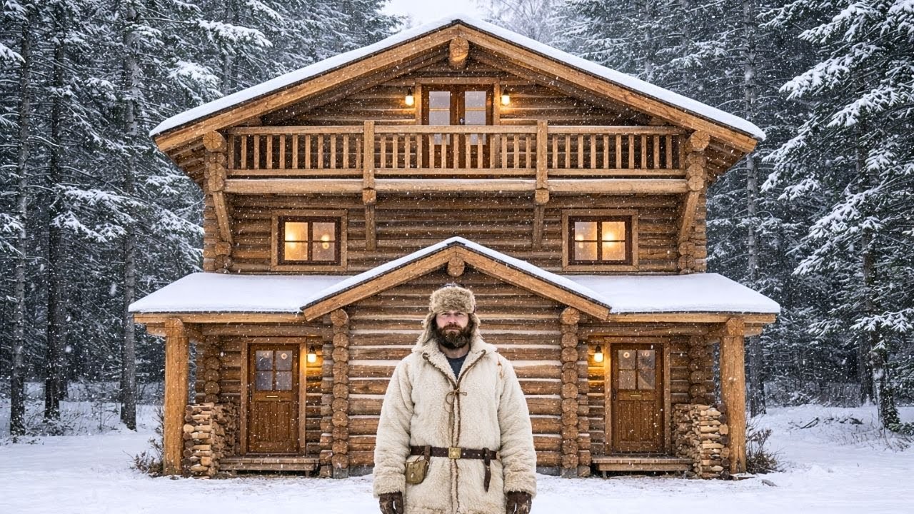 They Laughed When He Built a Cabin Inside a Cabin — Until Heat Never Escaped