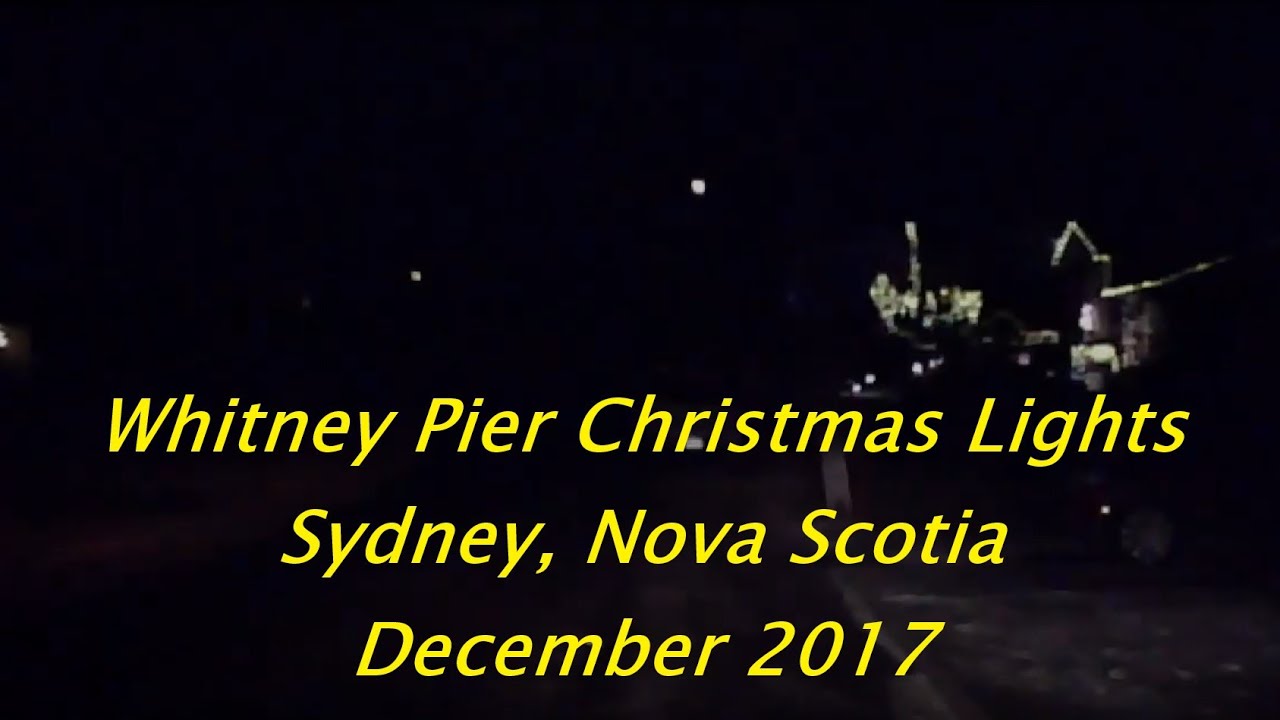 2017 Whitney Pier Christmas lights Sydney, Nova Scotia YouTube