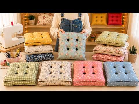 PERFECT! Transform Fabric into a Luxury Tufted Cushion