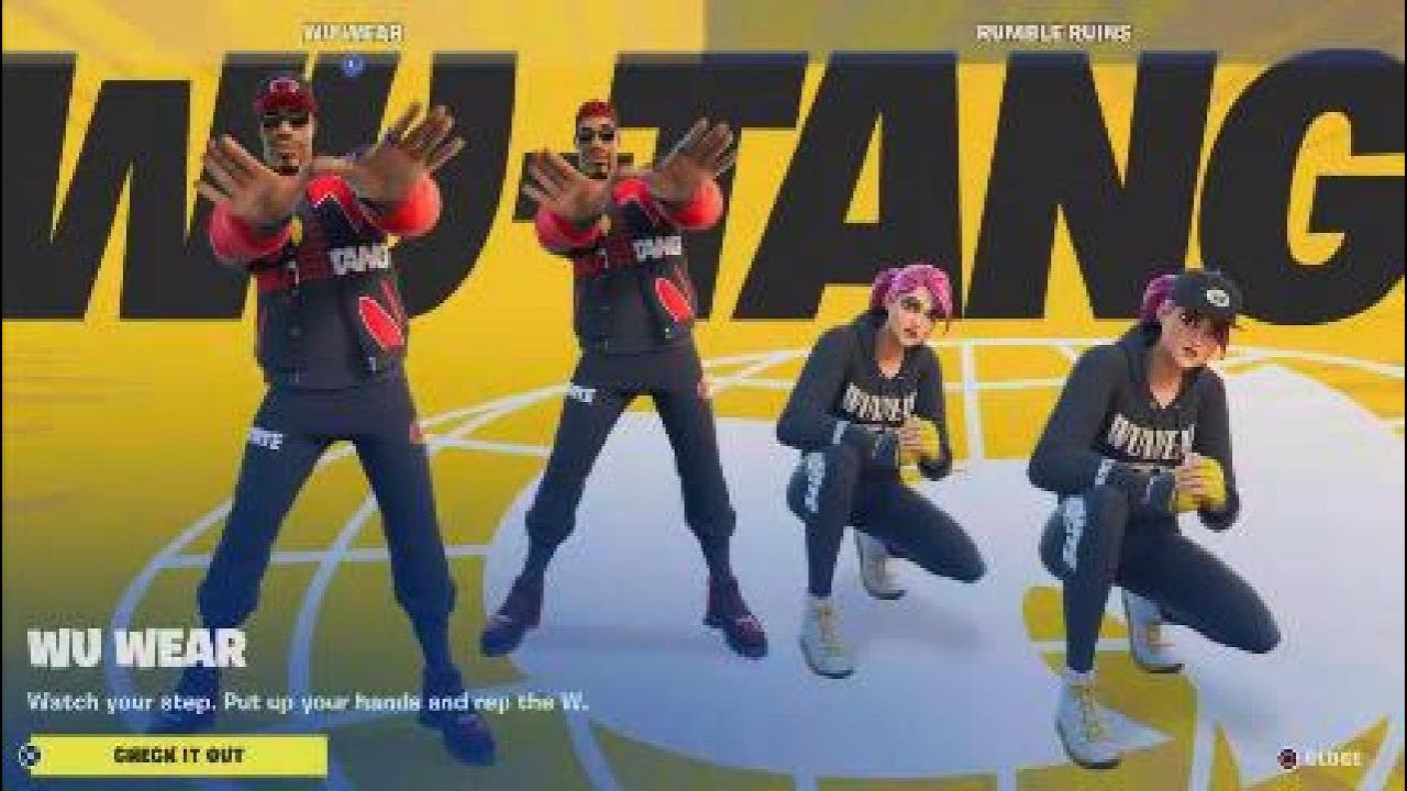 How to get Wu-Tang Clan Fortnite skins: Release date, bundle, & more -  Charlie INTEL