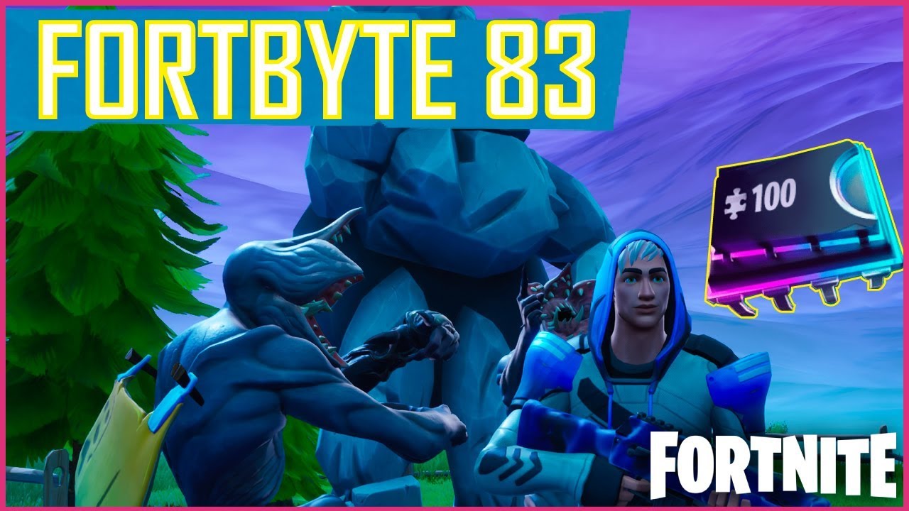 FORTBYTE 83 !! 🎈🎈 Se Encuentra En un Jardín de Rocas Cerca de la Costa🎈🎈 fortbyte 60