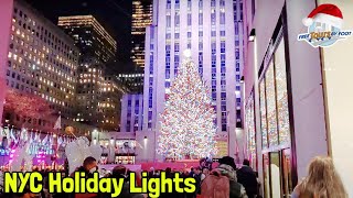 New York Christmas Lights Tour | Holiday Lights and Decorations of Midtown Manhattan