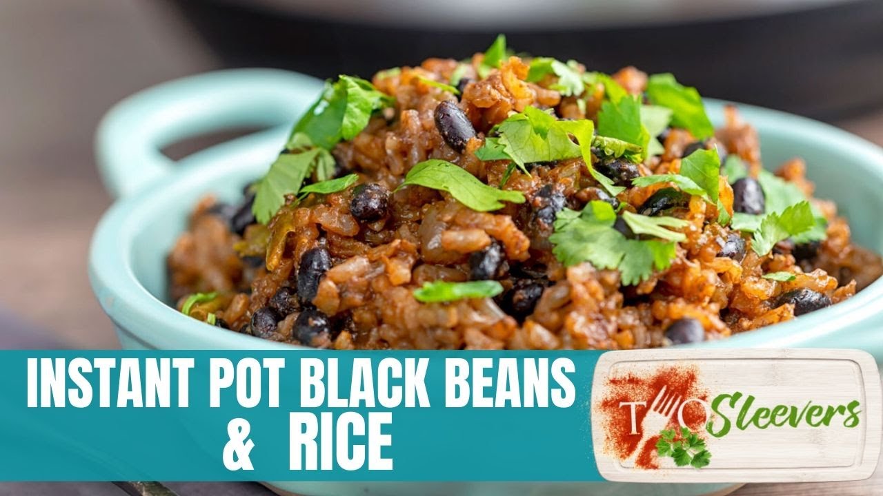 Instant Pot Black Beans and Rice - YouTube