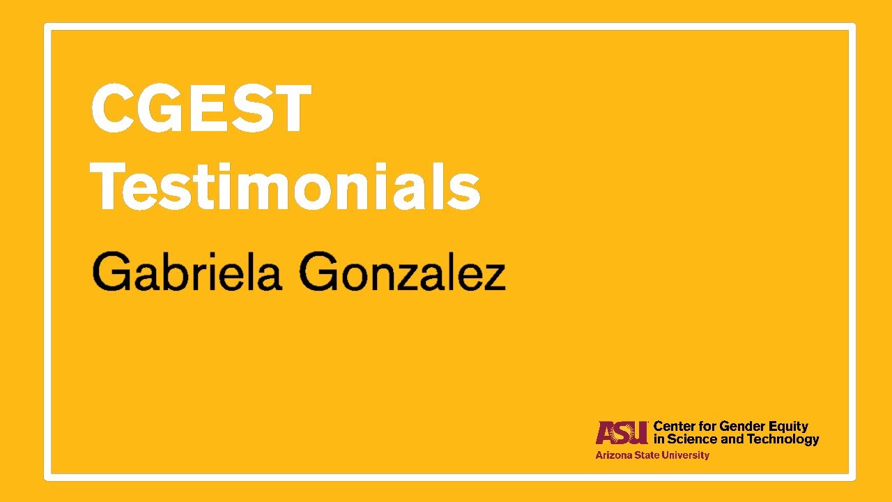 Gabriela Gonzalez - CGEST Testimonials - Five Year Anniversary Series ...