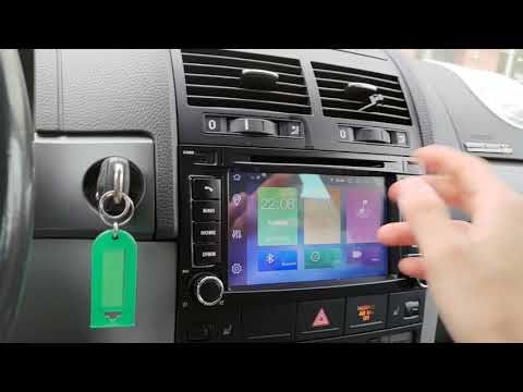 Volkswagen Touareg 2006 Android stereo and back camera upgrade