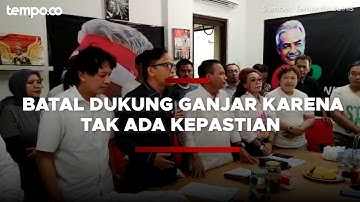 Relawan Ganjar Pranowo Bubar Jalan, Karena Tak Ada Kepastian Jadi Capres