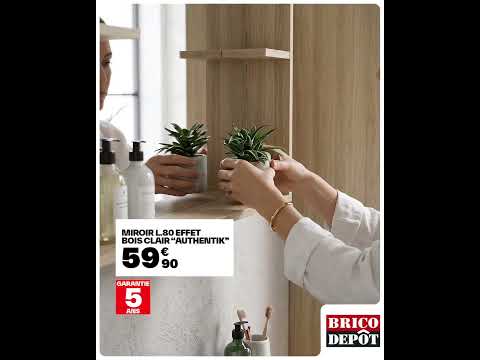 ✨ Votre salle de bains AUTHENTIK, du style sans faire exploser votre budget ! 🛁 Brico Dépôt