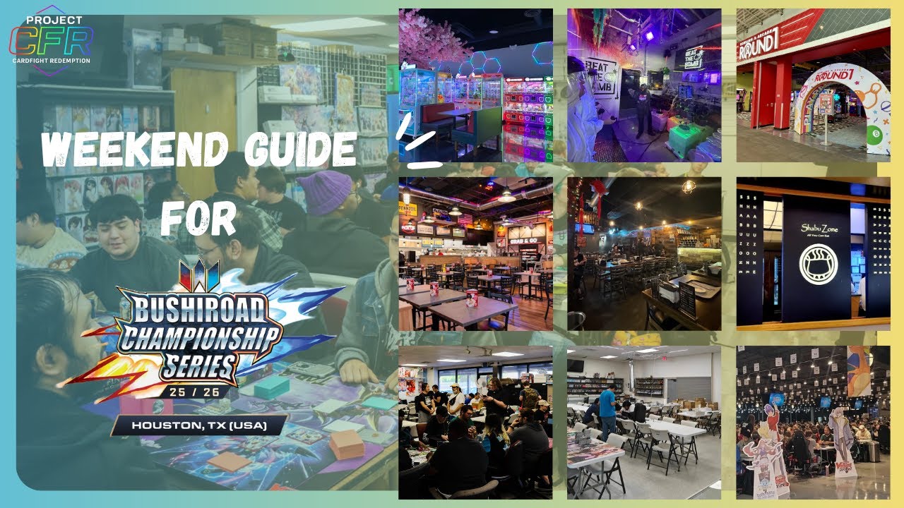 BCS 2025 Houston: The Weekend Guide for Cardfighters! (Card Shops, Food, Fun!)