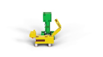 LEGO Minecraft 21156 BigFig Creeper en Ocelot