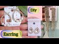 3 amazing diy earrings handmade earrings diy handmadejewelry koreanearrings how to make  earrin