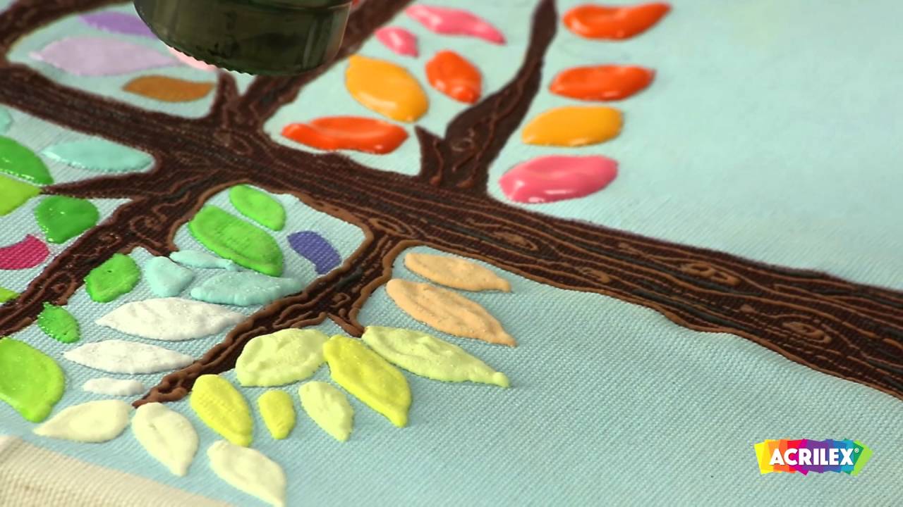 Acrilex - Técnicas - Acripuff