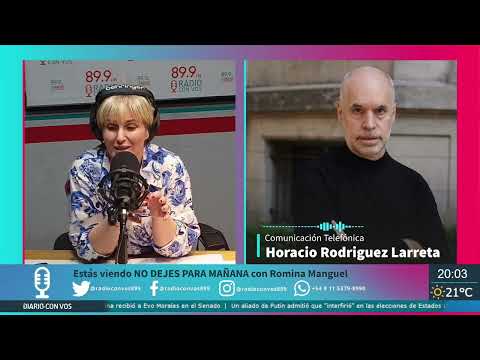Horacio Rodriguez Larreta - Jefe de Gobierno Porteño  | No Dejes Para Mañana