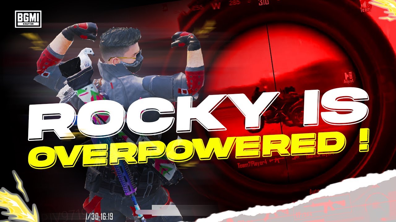 Rocky is overpowered ! | Competitive Highlights | #bgmi