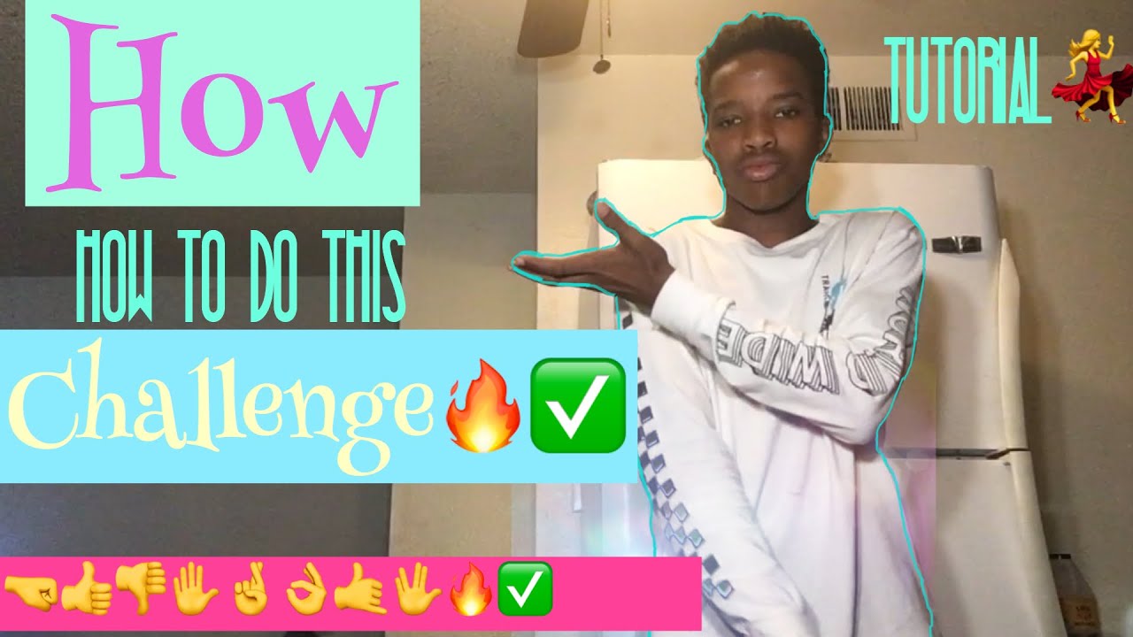 How to do it: TIKTOK challenge tutorial🔥🔥