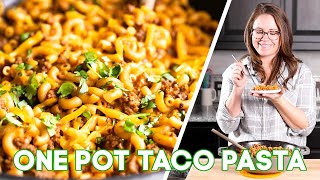 ONE POT Taco Pasta 🌮 (QUICK \& EASY!)