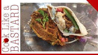 Not Too Awful Waffle Falafel