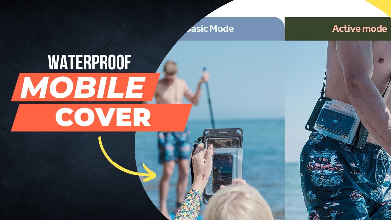 Escape the fear of water damage with this water proof case