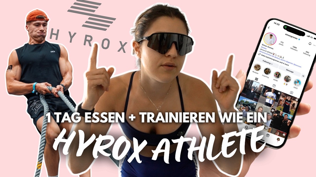 Ich esse 1 Tag lang wie ein HYROX ATHLETE (Simon Gronau) | what I eat in a day