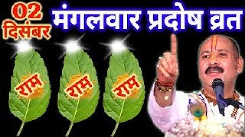 02 दिसंबर मंगलवार प्रदोष व्रत के दिन 5 तुलसी के पत्ते वाला उपाय जरुर करे || Pradeep Ji Mishra