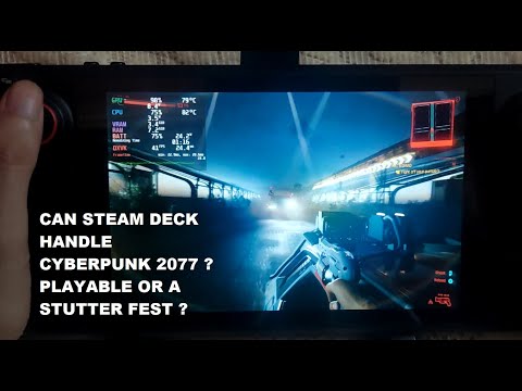 Steam Deck Cyberpunk 2077 Gameplay SD Card | City Area & Story Mission | Performance Analysis