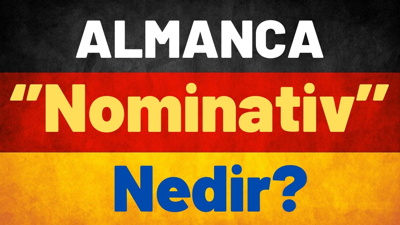 Ders 18 /Almanca A1Temel Seviye / Nominativ Nedir? #almancaogreniyorum #almanya #deutscha1