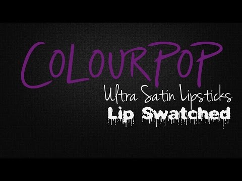 वीडियो: ColourPop अल्ट्रा साटन होंठ स्टड समीक्षा