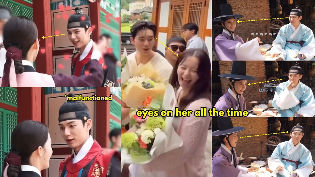 Lee Chaemin constantly finds himself captivated by YoonA’s beauty🤭 The most dedicated co-star YoonA!