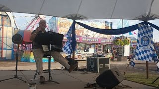 Nick Bratkovich, "Heidi's Bier Haus" at Tulsa Oktoberfest, 10/22/23