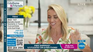 Kendra Scott Danielle TwoTone Convertible Link Earrings