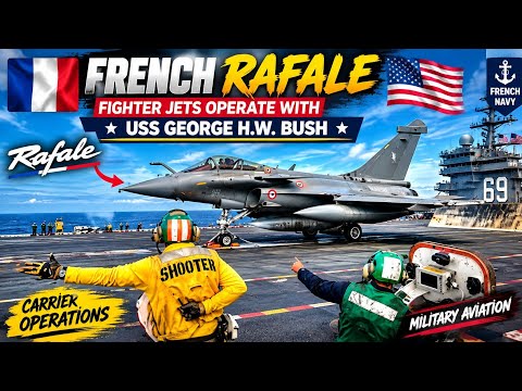 French Rafale vs. US Carrier Deck: Intense Operations