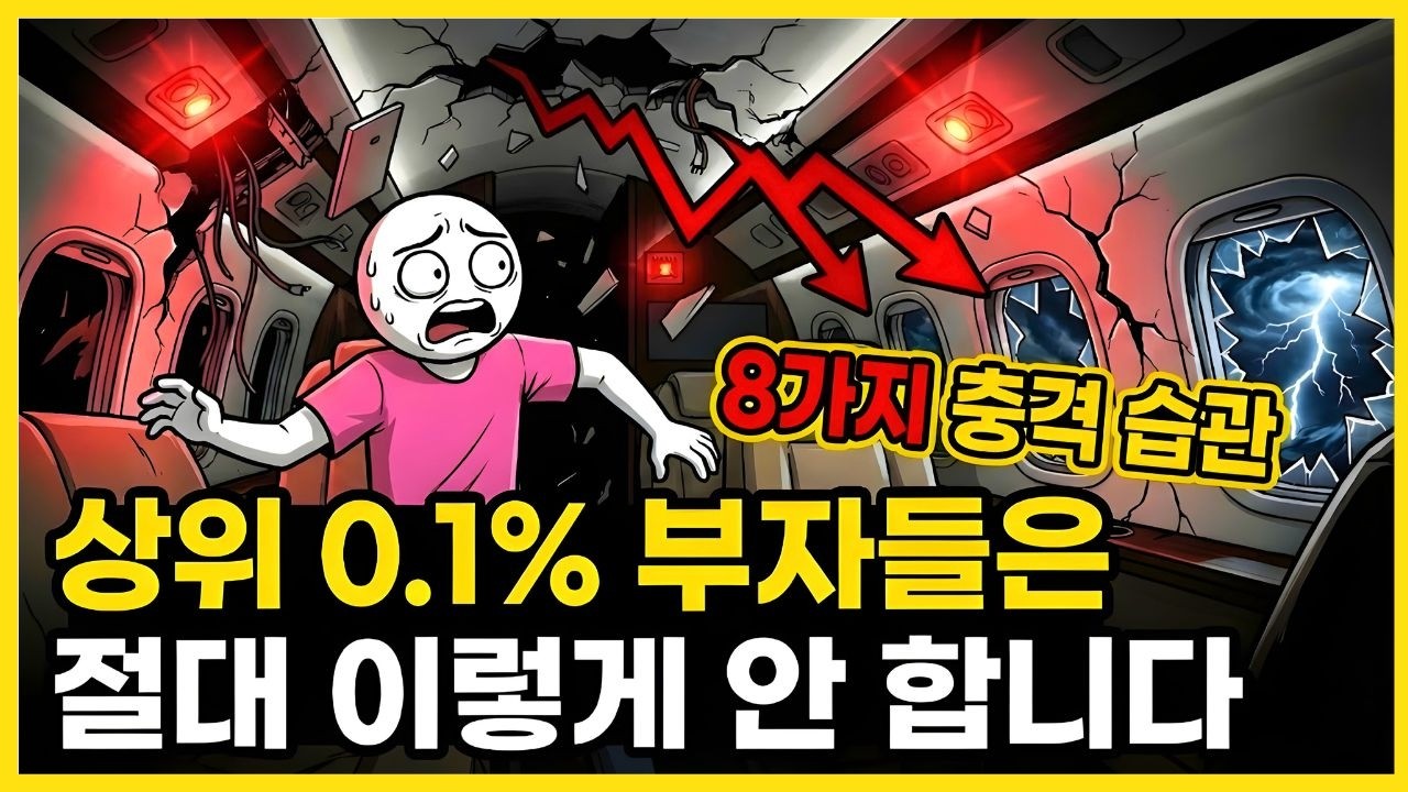 팩트폭행 졸부들은 돈 쓰기 바쁘고, 진짜 부자는 '이것'에 집착합니다 0 1%의 소름 돋는 일상 8가지