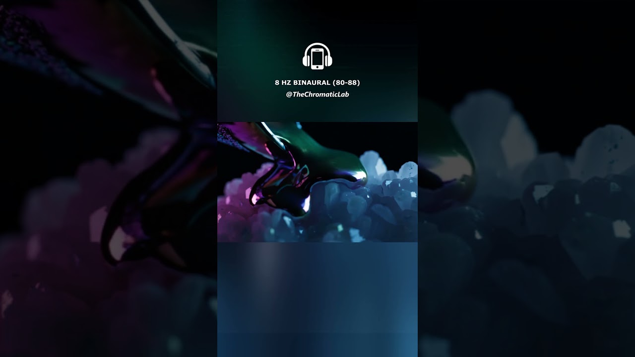 Chromatic Liquid Metal on Blue Crystal 