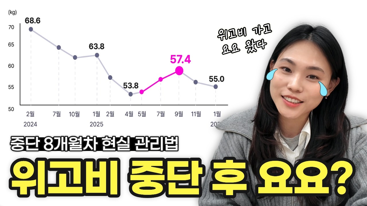 (68➡️54kg) 삭센다·위고비 중단 200일 차, 요요 막은 3가지 방법｜야근·운동·식단 X