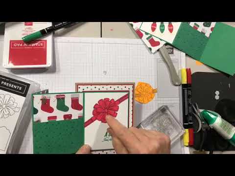 スタンピンアップ　BRING THE PRESENTS スタンプ&ダイセット Stampin Up//Making Christmas Bright//Bring on the Presents//All Is