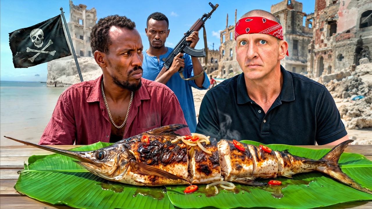 Dining with a Somali Pirate in Somalia! – Video