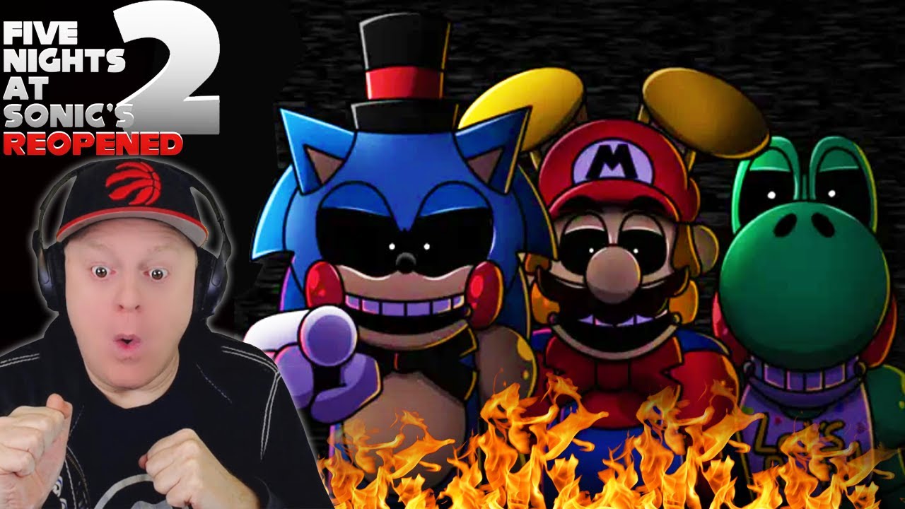 WELCOME BACK..TO HELL | FIVE NIGHTS AT SONIC'S 2: REOPENED - NIGHTS 1 2