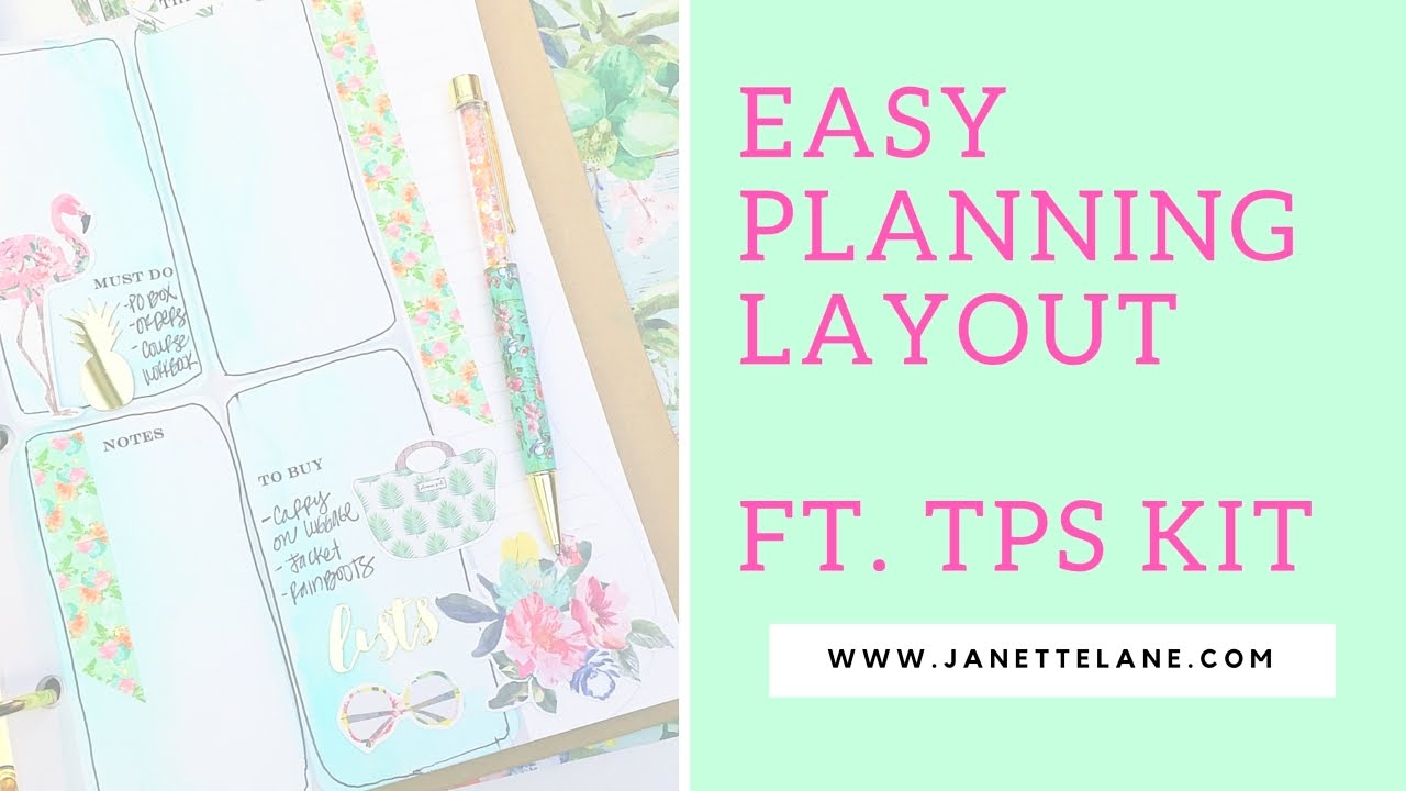 Easy Planner Layout Ft. June Planner Society Kit