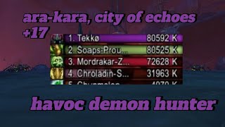 ara-kara  +17 | Fel-Scarred Havoc DH | Midnight Pre-Patch Pugging
