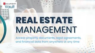 Secure Virtual Dataroom for Real Estate Management | Document Vault