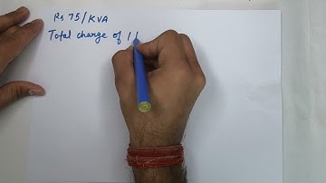 Two-Part Tariff (Hopkinson Demand Tariff) Numerical Problem