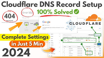 Cloudflare DNS Settings in Just 5 Min | Website 404, 502, Origin, Not Found Errors 100% Solved